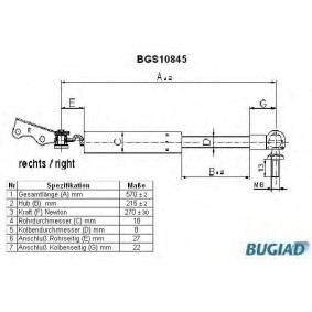 Heckklappendämpfer BGS10845