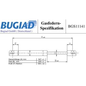 Køb Bagklapsdæmper af BUGIAD BGS11141 til den lave pris 155,82 DKK