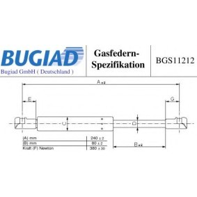 Motorhaubendämpfer BGS11212