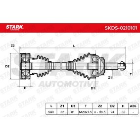 Antriebswelle SKDS-0210101