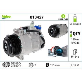 Comprar Compresor, aire acondicionado de VALEO 813427 a bajo precio de 325,77 €