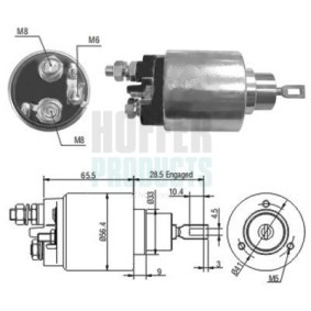 Magnetschalter, Anlasser 6646035 von HOFFER günstig für 34,97 € online kaufen