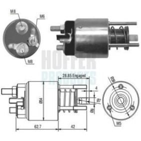 Magnetschalter, Anlasser 6646050 von HOFFER günstig für 35,60 € online kaufen
