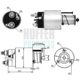 Comprar Solenoide de arranque de HOFFER 6646054 a bajo precio de 31,24 €