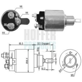 Acquista Elettromagnete motorino avviamento da HOFFER 6646065 a buon mercato per soli 35,55 €