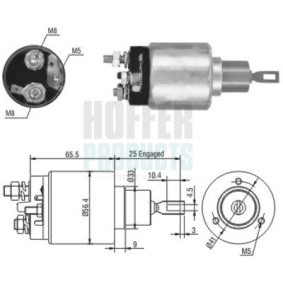 Comprar Solenoide de arranque de HOFFER 6646103 a bajo precio de 33,20 €