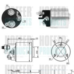 Magnetschalter, Anlasser 6646113 von HOFFER günstig für 30,69 € online kaufen