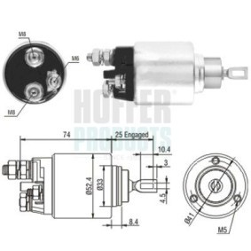 Magnetschalter, Anlasser 6646144 von HOFFER günstig für 36,74 € online kaufen