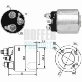 Comprar Solenoide de arranque de HOFFER 6646148 a bajo precio de 34,68 €