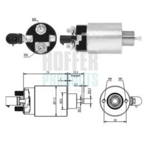 Compre Interruptor electromagnético, motor de arranque da HOFFER 6646171 a um preço baixo por 31,65 €