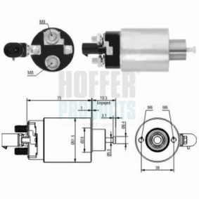 Compre Interruptor electromagnético, motor de arranque da HOFFER 6646172 a um preço baixo por 31,65 €