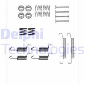 Compre Kit de acessórios, maxilas de travão de estacionamento da DELPHI LY1386 a um preço baixo por 11,94 €
