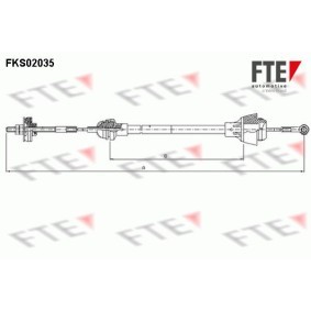 Acquista Cavo frizione da FTE FKS02035 a buon mercato per soli 21,14 €