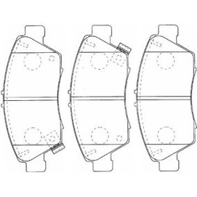 Acquista Kit pastiglie freni da AISIN C1N041 a buon mercato per soli 64,26 €