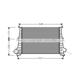 Köp Intercooler av PRASCO SBA4047 till det låga priset 2530,79 kr