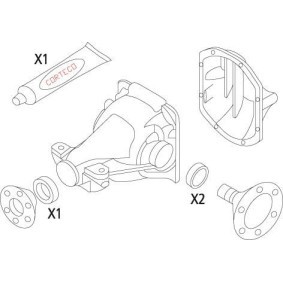 Wellendichtring, Differential von CORTECO für PAJERO IV (V8_W, V9_W) günstig online kaufen