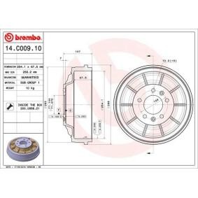 Comprar Tambor de freno de BREMBO 14.C009.10 a bajo precio de 53,70 €