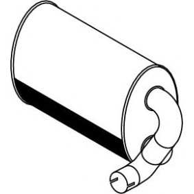 Mittel- / Endschalldämpfer von DINEX 49358