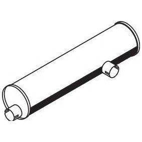 Mittel- / Endschalldämpfer von DINEX 67301