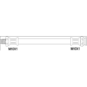 Compre Tubo flexível de travão da REMSA 1903.34 a um preço baixo por 23,14 €