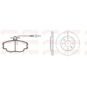 Comprar Kit de discos de freno y pastillas de REMSA 8141.03 a bajo precio de 113,50 €