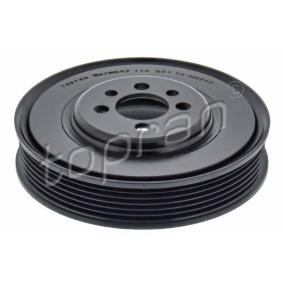 Achetez des Poulie damper (vilebrequin) TOPRAN 110 801 à prix pour 53,49 €