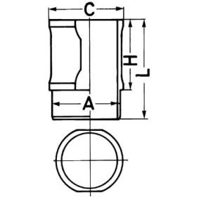 Köp Cylinderfoder av KOLBENSCHMIDT 88592110 till det låga priset 849,72 kr