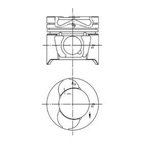 Achetez des Piston KOLBENSCHMIDT 94597600 à prix pour 2,61 €