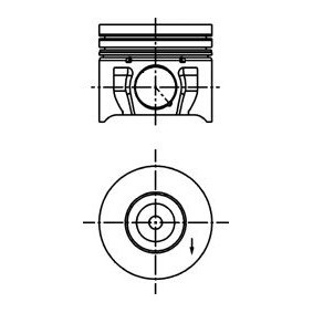 Achetez des Piston KOLBENSCHMIDT 40174600 à prix pour 22,31 €