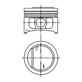 Achetez des Piston KOLBENSCHMIDT 94916600 à prix pour 82,16 €