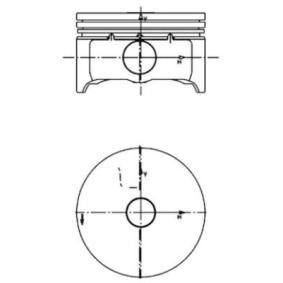 Achetez des Piston KOLBENSCHMIDT 99456600 à prix pour 132,11 €