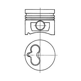 Achetez des Piston KOLBENSCHMIDT 40070600 à prix pour 88,75 €