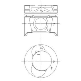 Compre Pistão de KOLBENSCHMIDT online para C70 I Cabrio (873) a preços moderados