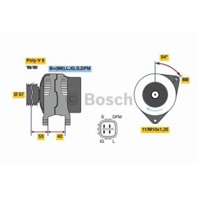 Lichtmaschine 0 986 081 430