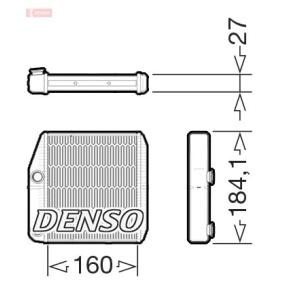 Compre Permutador de calor, aquecimento do habitáculo da DENSO DRR09076 a um preço baixo por 54,02 €