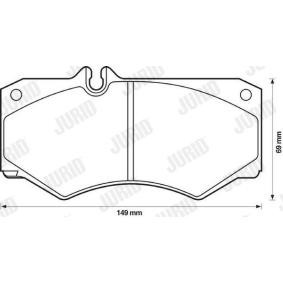 Acquista Kit pastiglie freni da JURID 571272J a buon mercato per soli 34,06 €