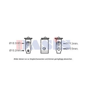 Expansionsventil, Klimaanlage 840270N