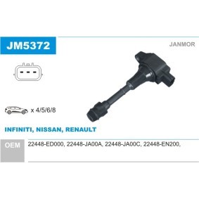 Zündspule für NISSAN von JANMOR