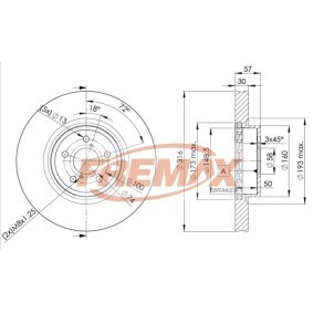 Acquista Disco freno da FREMAX BD-0035 a buon mercato per soli 101,51 €