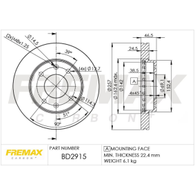 Acquista Disco freno da FREMAX BD-2915 a buon mercato per soli 73,87 €