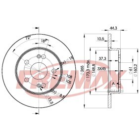 Comprar Disco de freno de FREMAX BD-4297 a bajo precio de 57,82 €