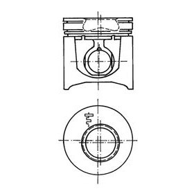 Achetez des Piston KOLBENSCHMIDT 94327730 à prix pour 163,02 €