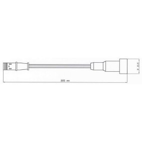 Acquista Sensore di usura delle pastiglie freni da FERODO FAI206 a buon mercato per soli 26,28 €