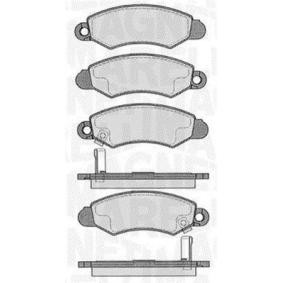 Achetez des Plaquettes de frein MAGNETI MARELLI 363916060549 à prix pour 41,75 €