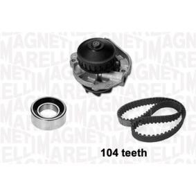 Achetez des Kit de distribution + pompe à eau MAGNETI MARELLI 341401580001 à prix pour 73,65 €