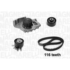 Wasserpumpe + Zahnriemensatz für FIAT von MAGNETI MARELLI