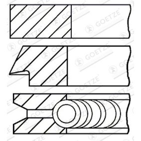 Acquista Kit fasce elastiche da GOETZE ENGINE 08-960207-00 a buon mercato per soli 36,28 €