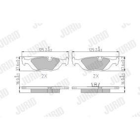 Acquista Kit pastiglie freni da JURID 571300J a buon mercato per soli 21,51 €