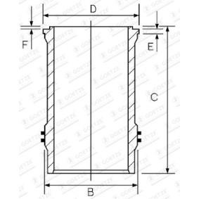 Køb Cylinderforing af GOETZE ENGINE 14-374990-00 til den lave pris 608,41 DKK