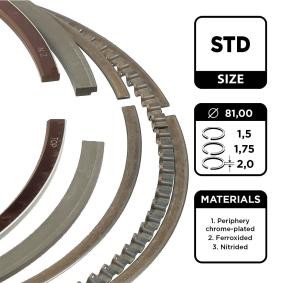Comprar Juego de aros de pistón de ET ENGINETEAM R1005100 a bajo precio de 24,52 €